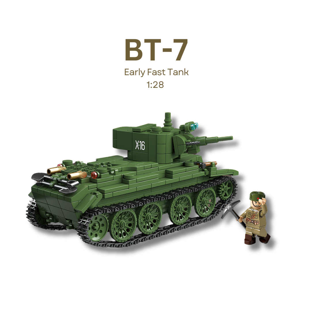 Soviet BT-7 Fast Tank - 675 pieces
