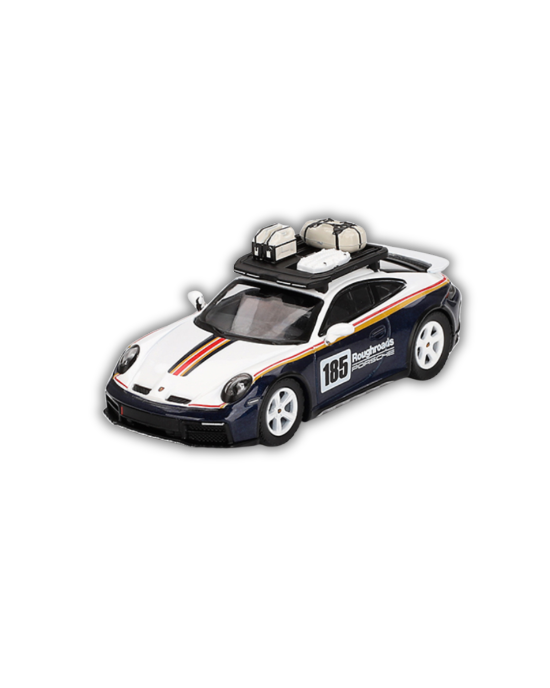 Mini GT - Porsche 911 Dakar Rallye Design Package White/Gentian Blue Metallic