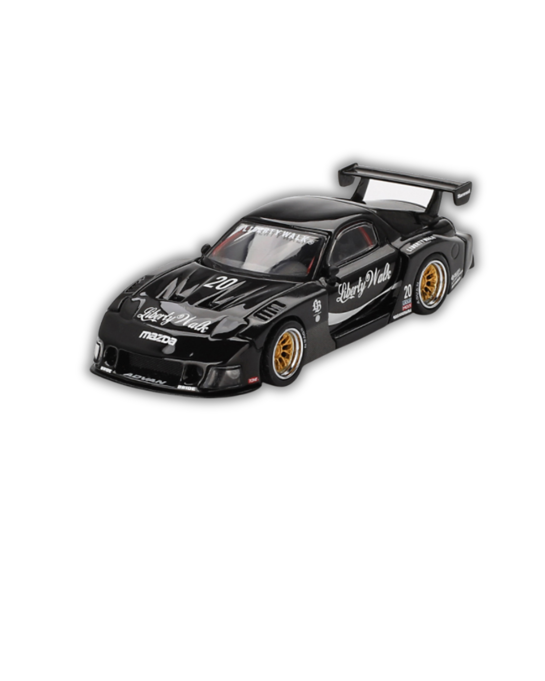 Mini GT - Mazda RX-7 LB -Super Silhouette Liberty Walk Black (Last One)
