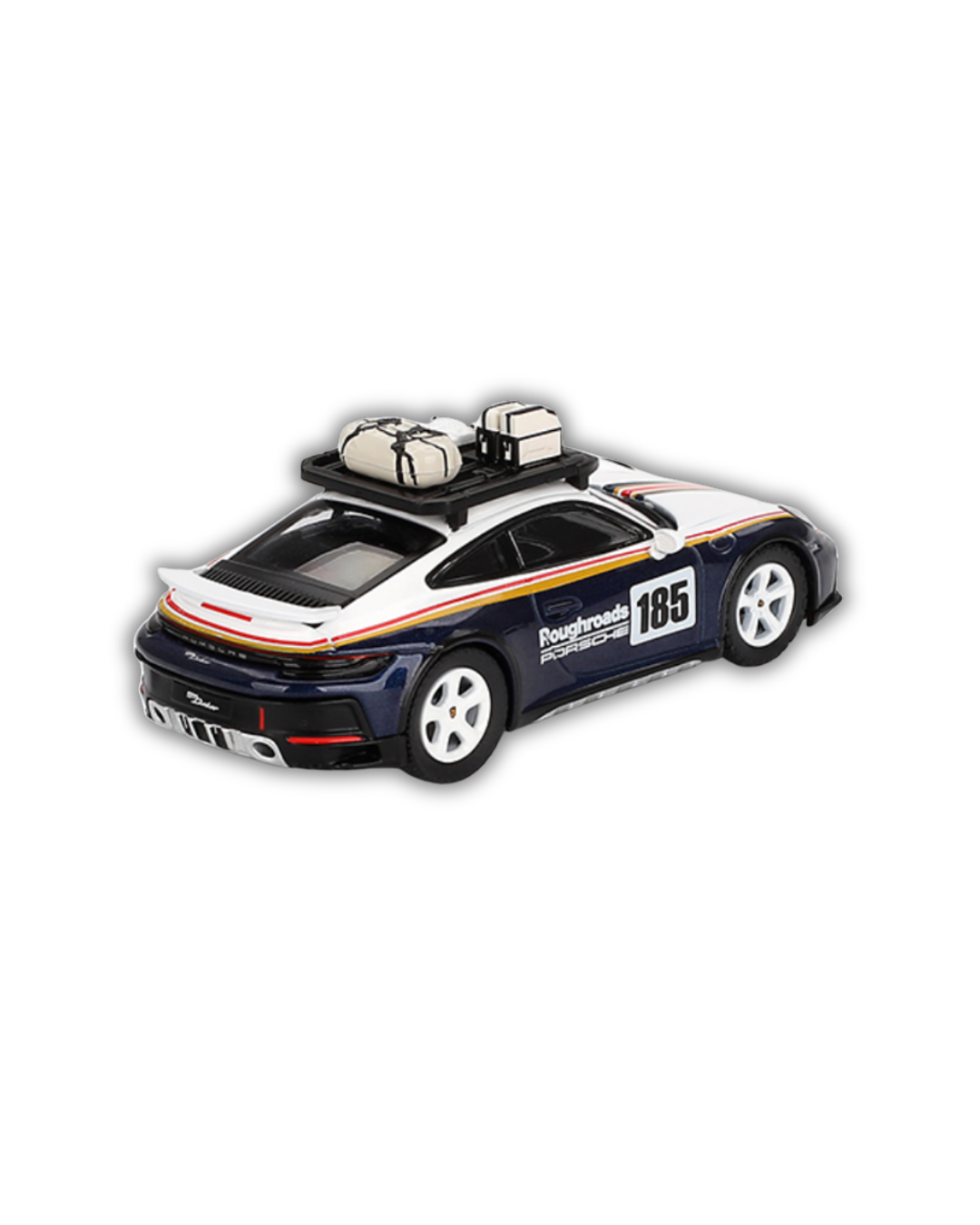 Mini GT - Porsche 911 Dakar Rallye Design Package White/Gentian Blue Metallic