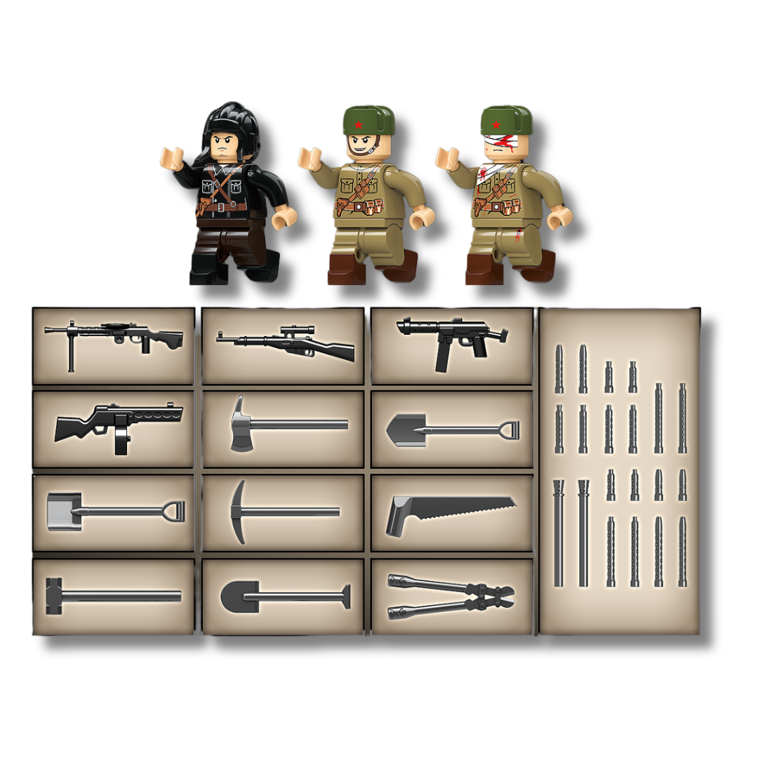 Soviet BT-7 Fast Tank - 675 pieces