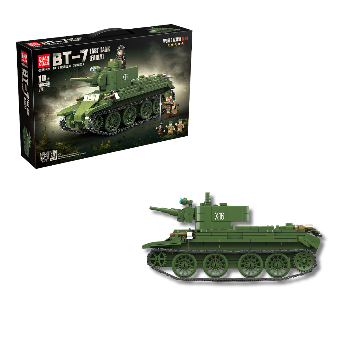 Soviet BT-7 Fast Tank - 675 pieces