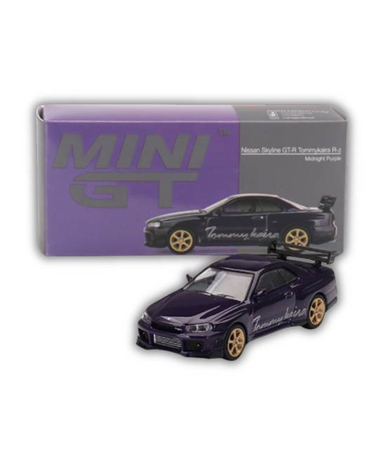 Mini GT - Nissan Skyline GT-R (R34) Tommykaira R-z Midnight Purple