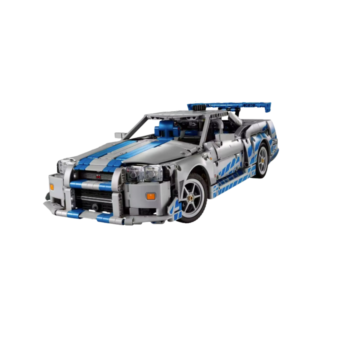 Replica 2 Fast 2 Furious Nissan Skyline R34 Building set