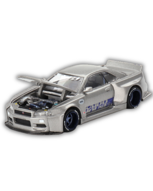 Mini GT - Kaido House Special editions - Nissan Skyline GT-R (R34) Kaido Works SHINJUKU V1