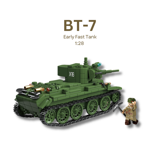 Soviet BT-7 Fast Tank - 675 pieces