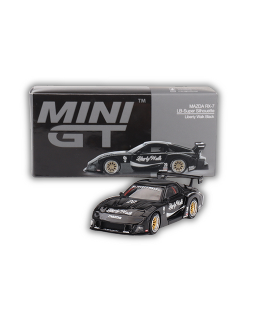 Mini GT - Mazda RX-7 LB -Super Silhouette Liberty Walk Black (Last One)