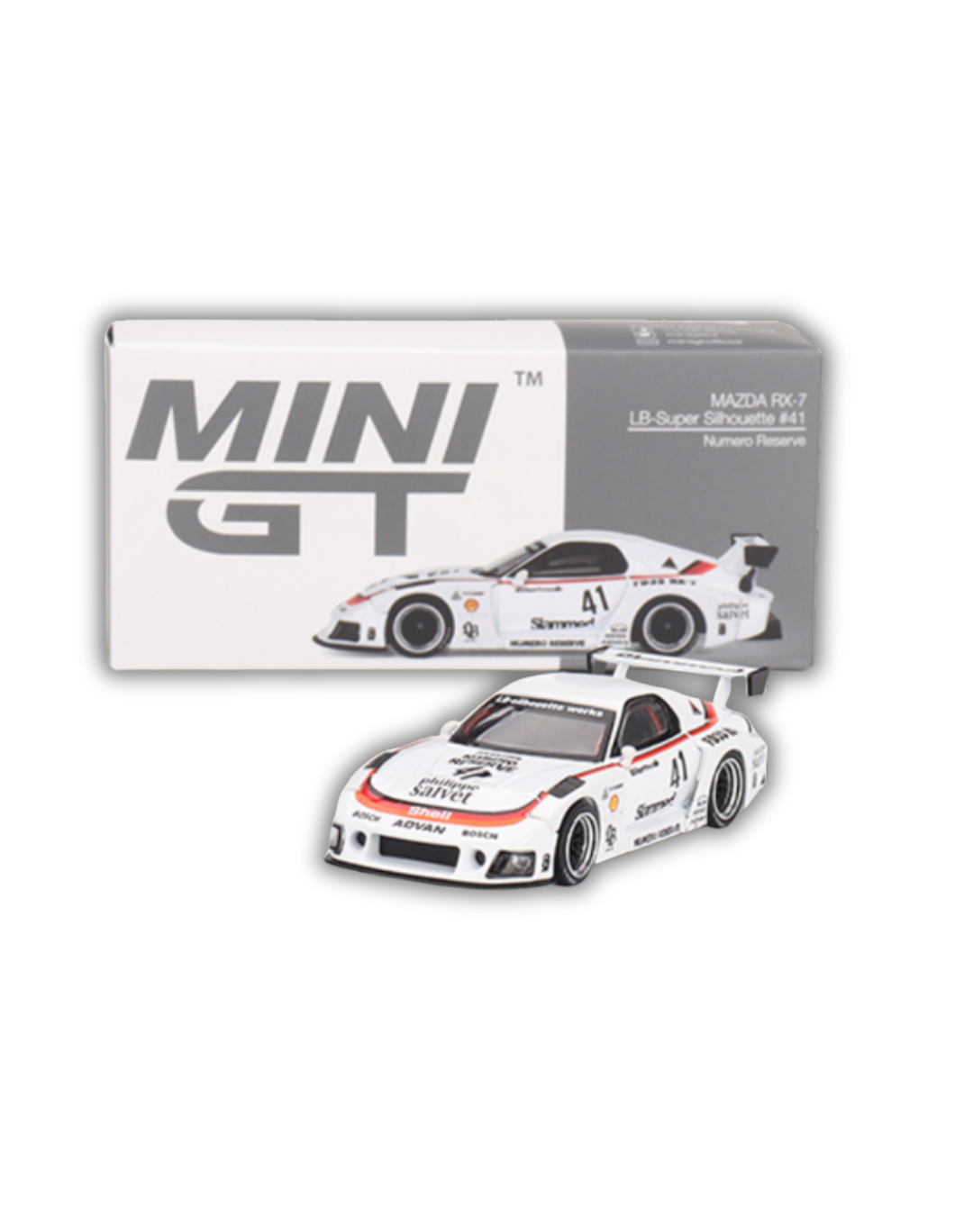 Mini GT - Mazda RX-7 LB-Super Silhouette #41 Numero Reserve