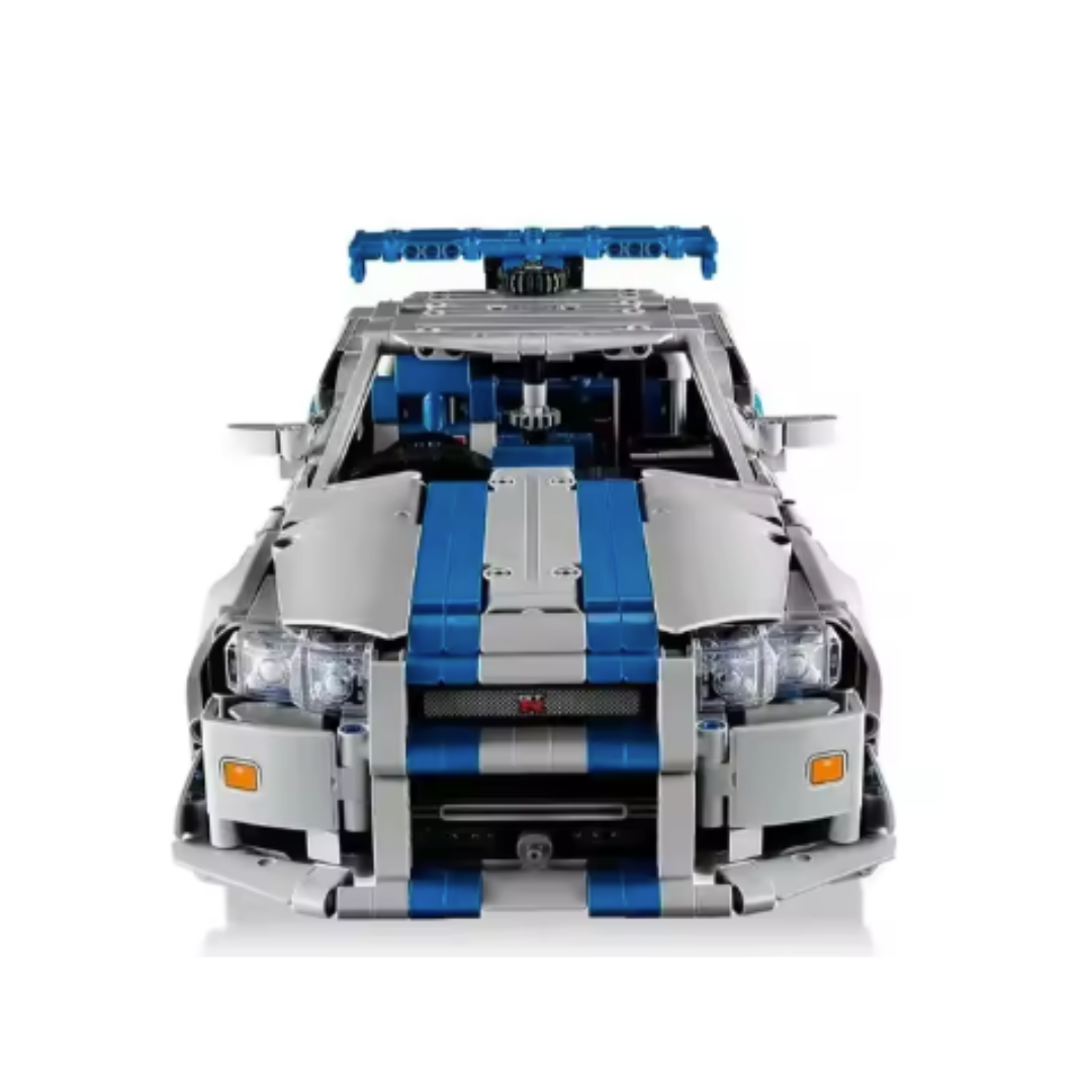 Replica 2 Fast 2 Furious Nissan Skyline R34 Building set
