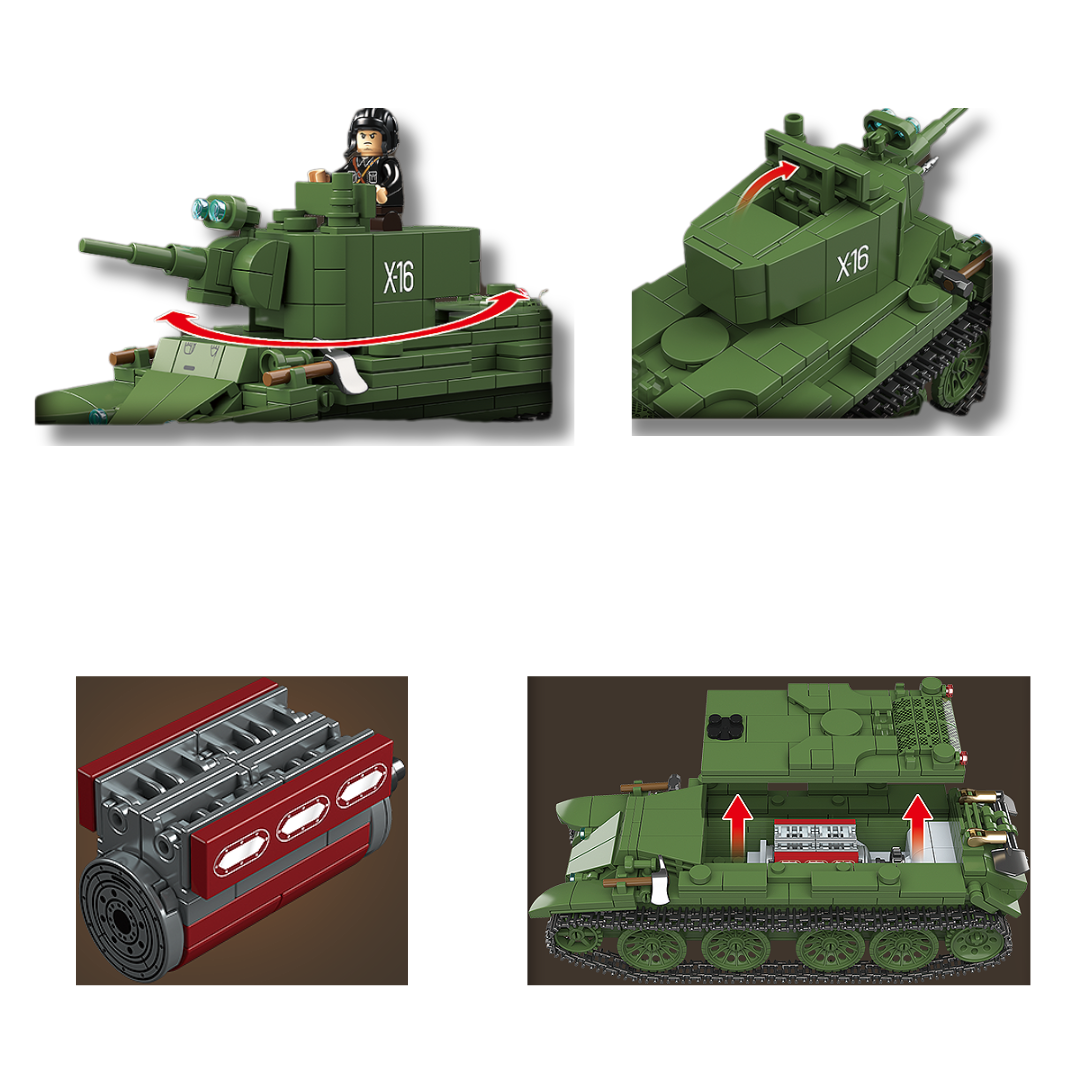 Soviet BT-7 Fast Tank - 675 pieces