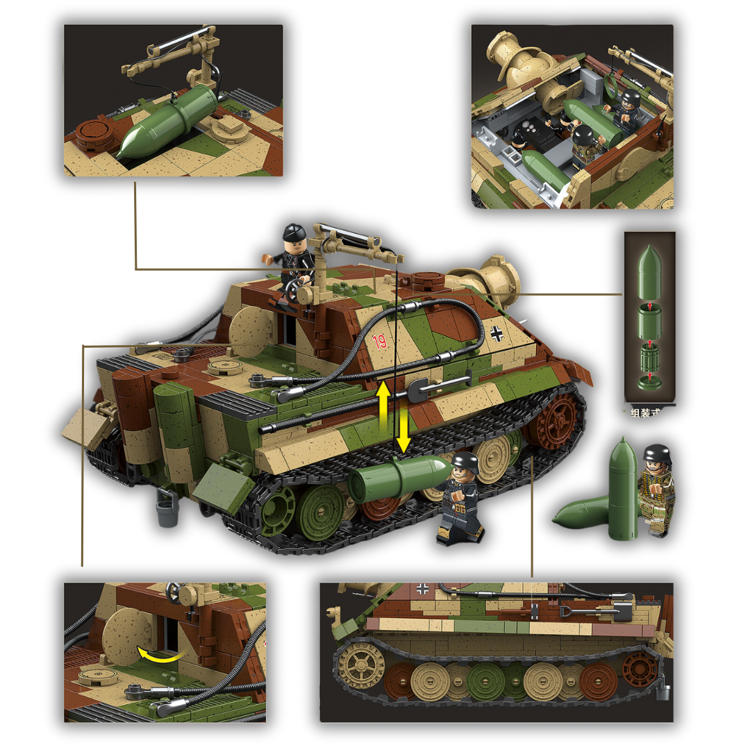 Sturm Tiger German Assault Mortar- 1,402 pieces Limited Edition