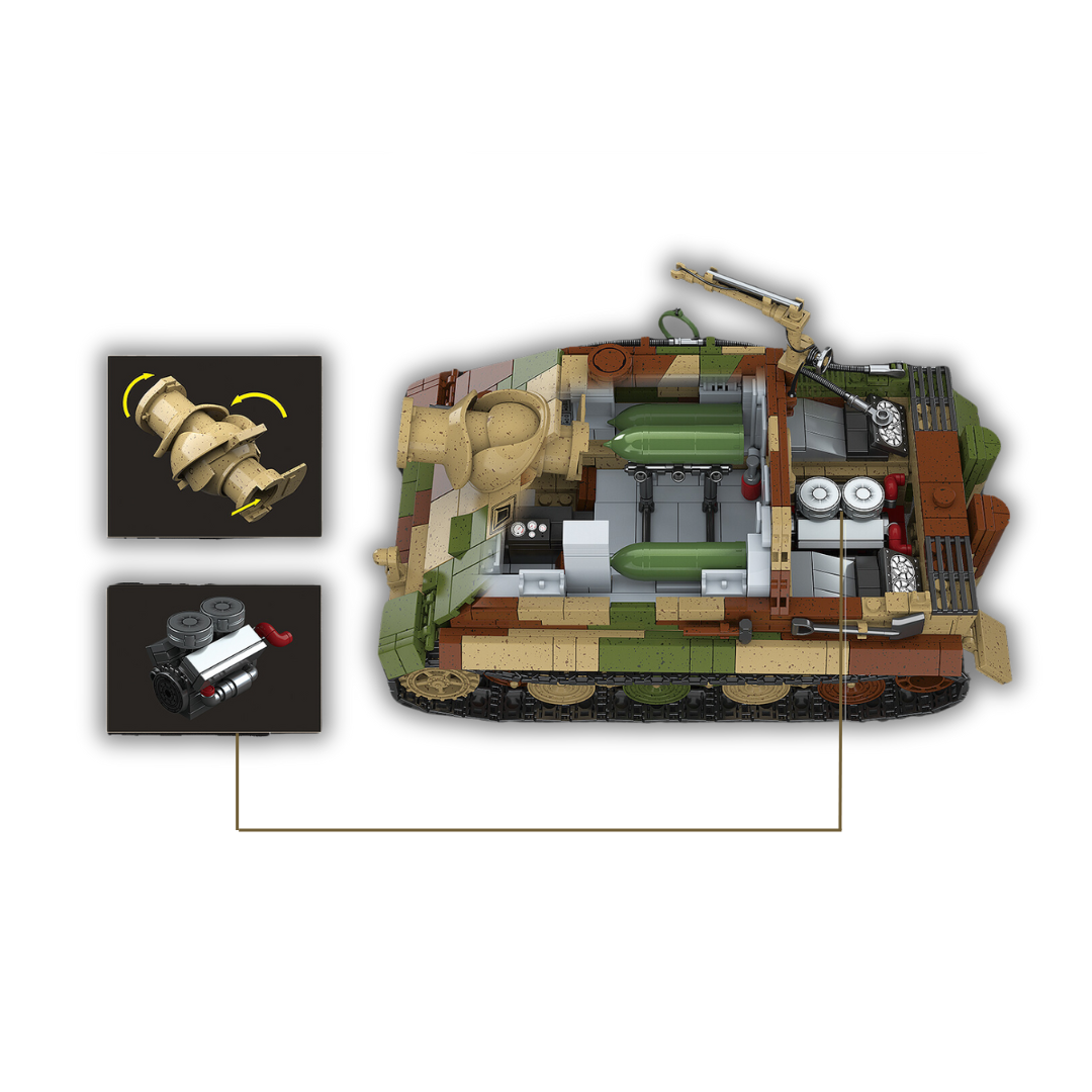 Sturm Tiger German Assault Mortar- 1,402 pieces Limited Edition