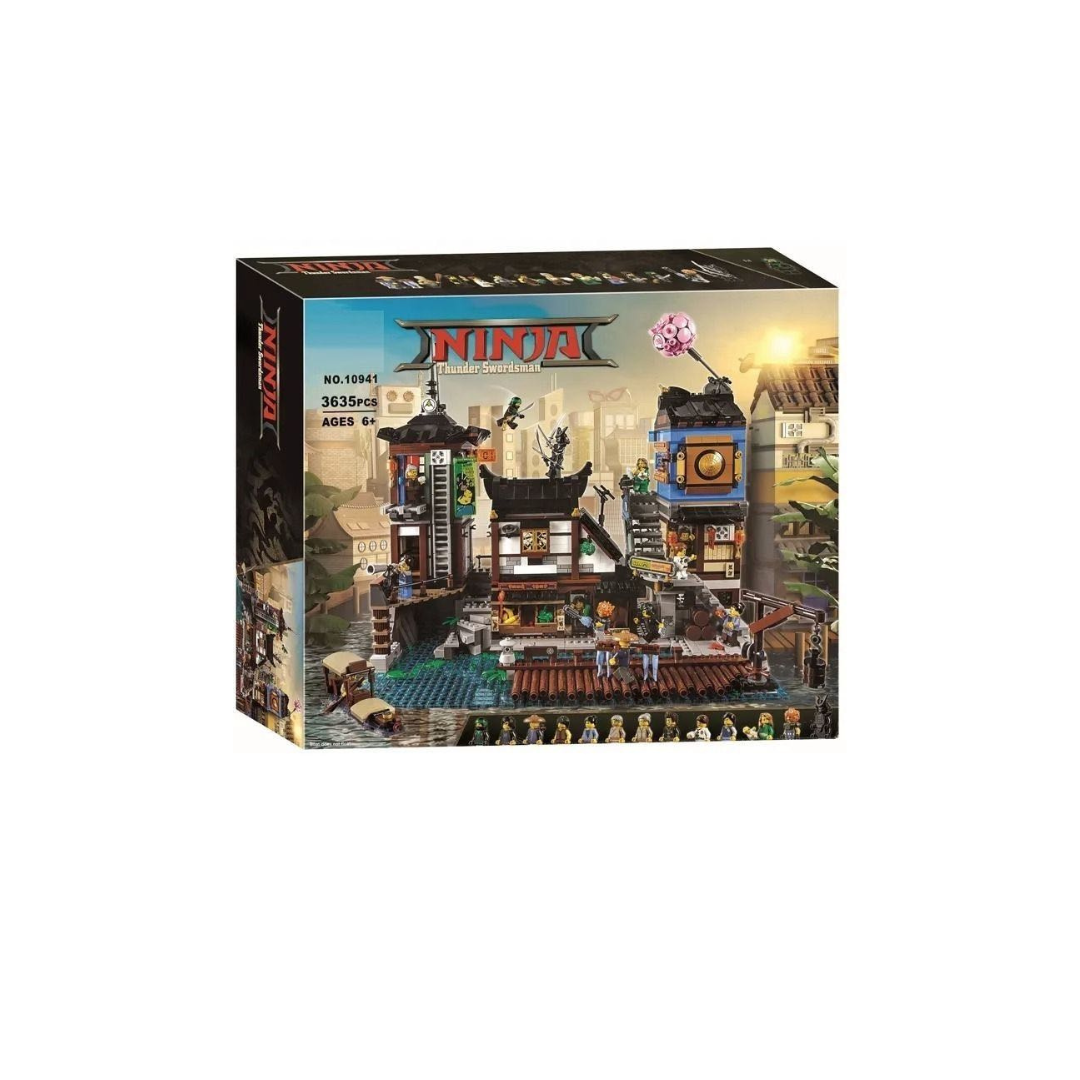 Ninja blocks style moc City Docks